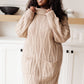 Bundled Beauty Turtleneck Sweater Dress