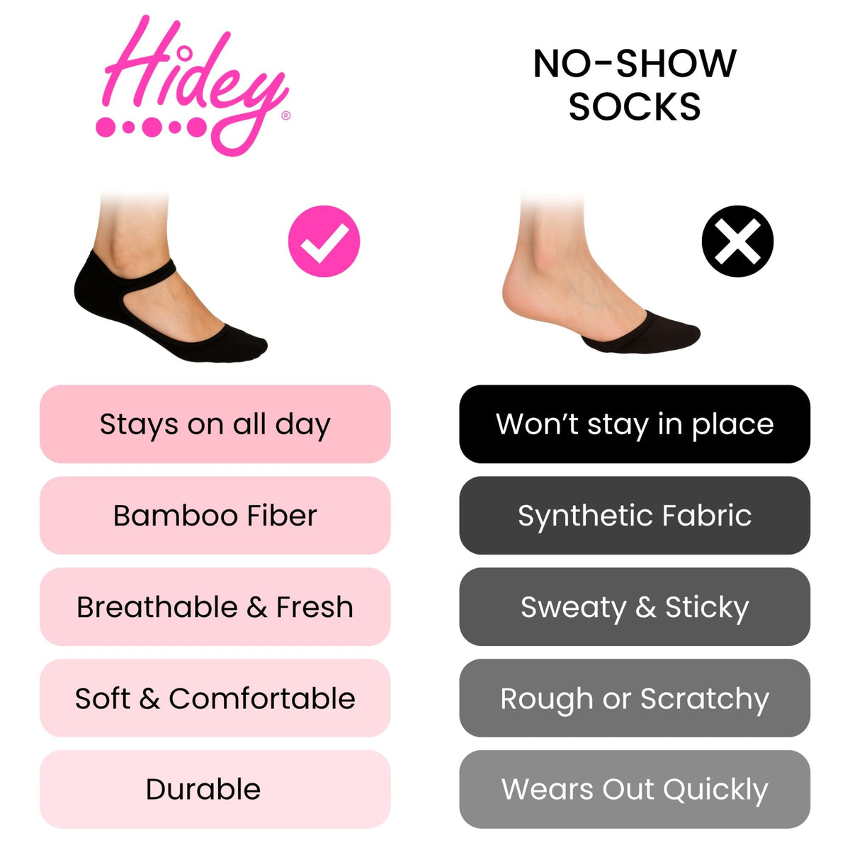 Hidey Bamboo Socks for Women – Luxury Soft Novelty Socks in Mesh Gift Bag | Unique Travel Accessories
