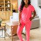 Krisie V-Neck Lounge Set in Six Colors
