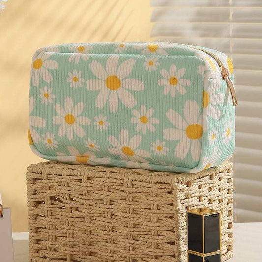 Corduroy Cosmetic Bag | DAISIES