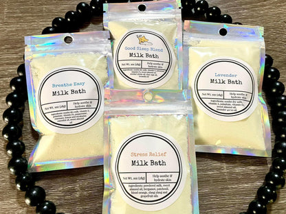 Milk Bath Soaks & C•B•D Bath Salts
