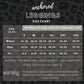 Anchored Leggings size chart