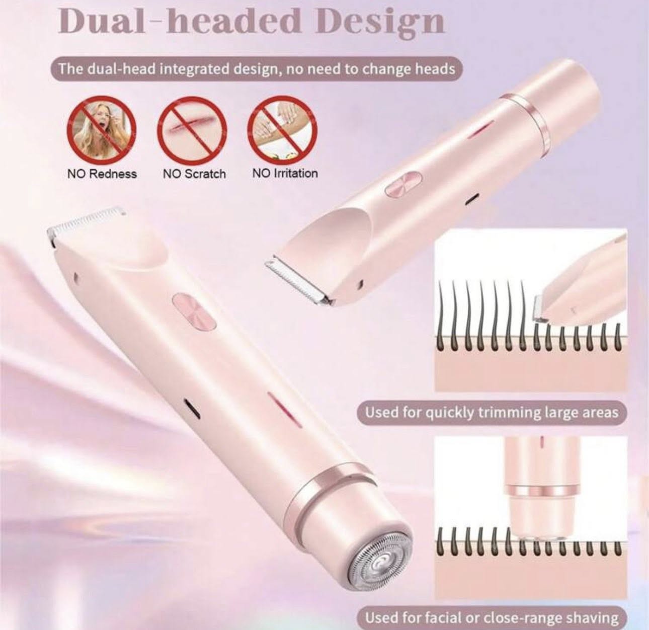 Dual Headed Electric Shaver