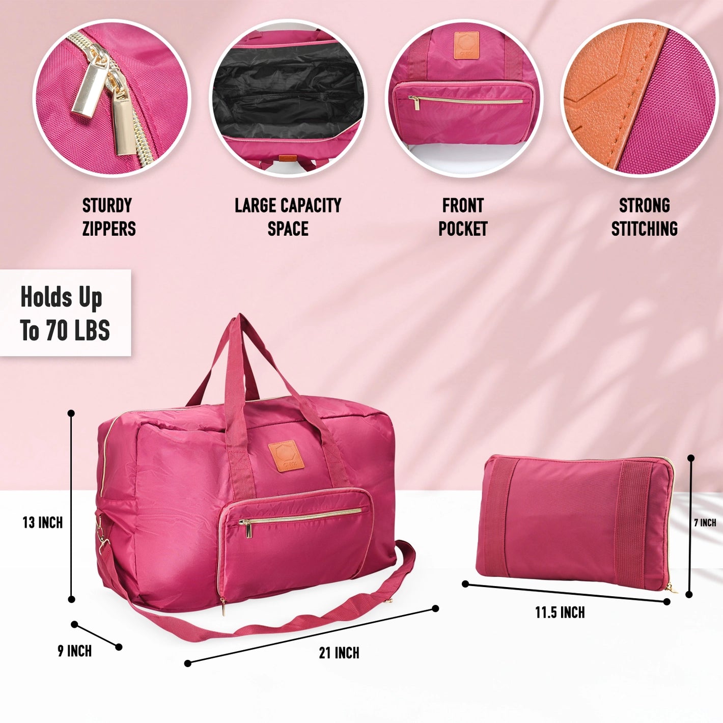 Foldable Travel Weekender Bags