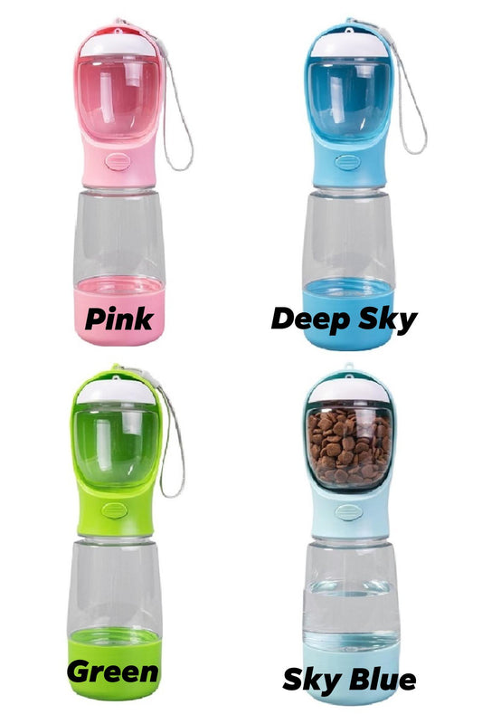 3-in-1 Portable Pet Travel Bottle