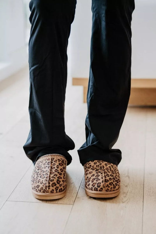 Leopard Print Slippers
