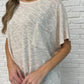 Basically Flowing Dolman Sleeve Top in Sand Beige