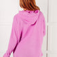 Basically My Favorite Hooded Pullover in Bright Mauve