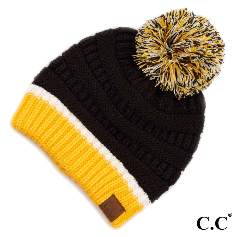 Game Day Pom Beanies