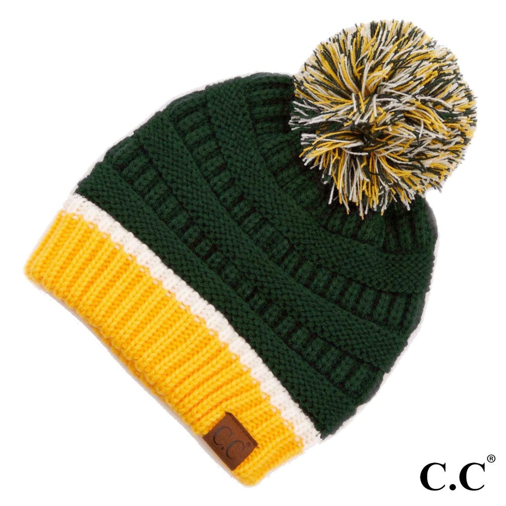 Game Day Pom Beanies