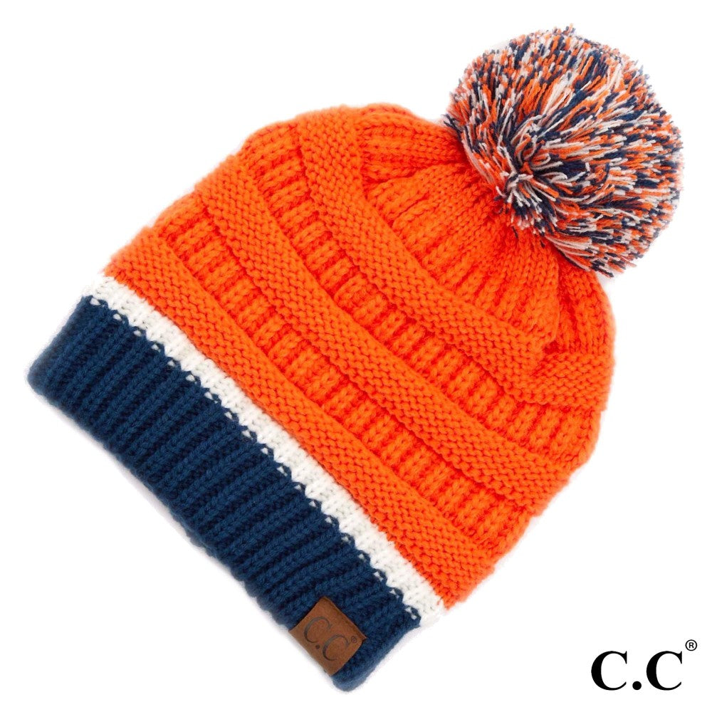 Game Day Pom Beanies