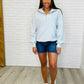 Bonbon Delight Half Zip Pullover in Grey