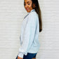 Bonbon Delight Half Zip Pullover in Grey