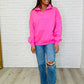 Bonbon Delight Half Zip Pullover in Pink