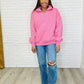 Bonbon Delight Half Zip Pullover in Pink