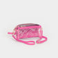 Clear Vegan Crossbody Wristlet Clutch
