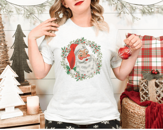 Classic Santa Ash Tee