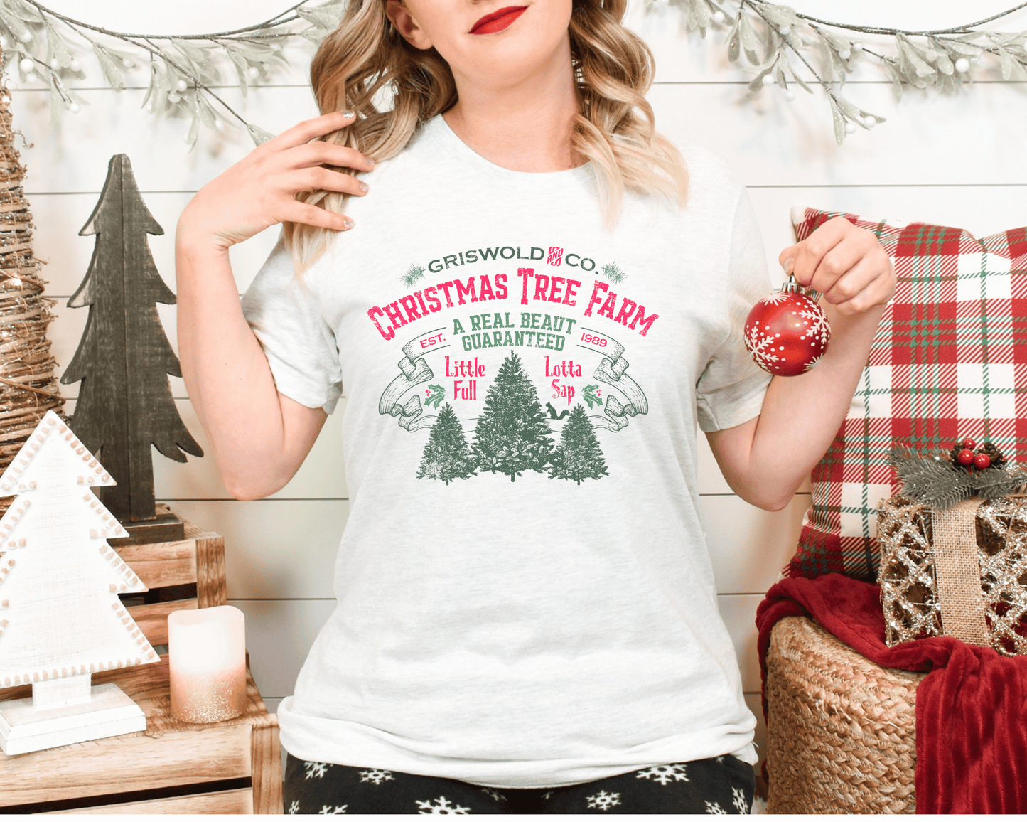 Christmas Tree Farm Ash Tee