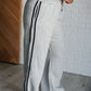 Don't Get Stuck Stripe Detail Sweatpants