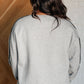 Don't Get Stuck Stripe Detail Sweatshirt