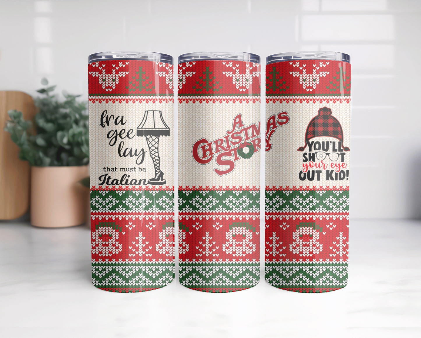 Christmas Story Sweater Tumbler