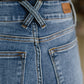 Elsie High Rise Double Button Wide Leg Jeans
