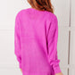 Everything Layer Waffle Knit Open Front Cardigan in Bright Mauve