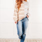 Exceptional Thought Striped Patchwork Sweater