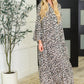 Fiercely Feminine Leopard Print Maxi Dress