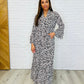 Fiercely Feminine Leopard Print Maxi Dress