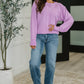 For the Experience Relaxed Pullover in Lavender