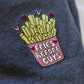 Fries Before Guys Embroidered Sweatshirt