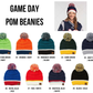 Game Day Pom Beanies