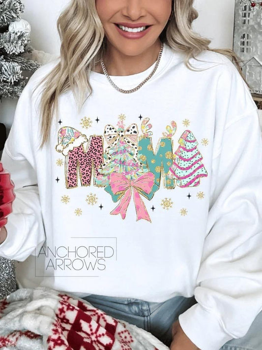 Customized Christmas MAMA Sweatshirt