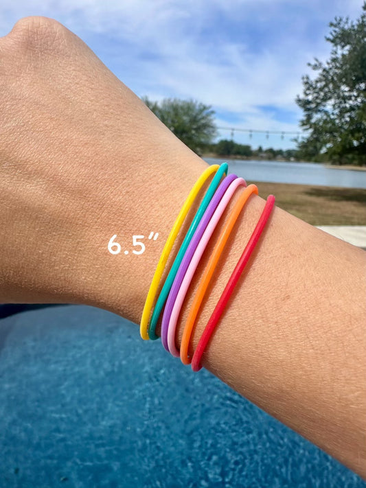 Falling For Color Bracelet Set - 6.5"