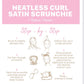 Satin Heatless Curl Hair Scrunchie
