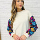 Sing a Melody Floral Sleeve Top