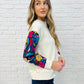 Sing a Melody Floral Sleeve Top
