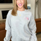 Love More Embroidered Sweatshirt