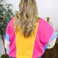 Colorblock Plus Size Sweatshirt LT