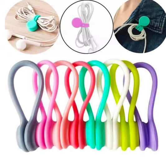 Silicone magnetic cord savers