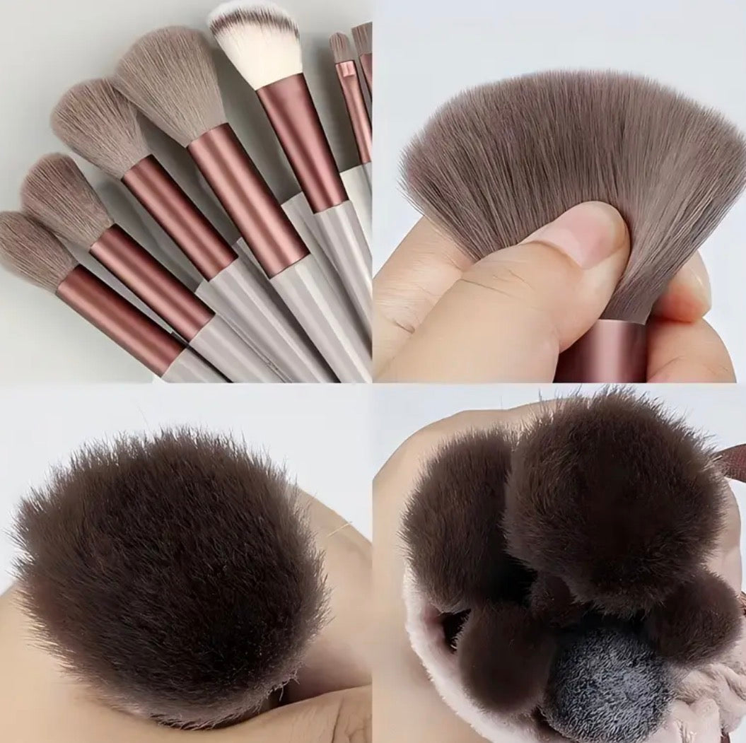13 Pc Makeup Brush Set