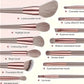 13 Pc Makeup Brush Set