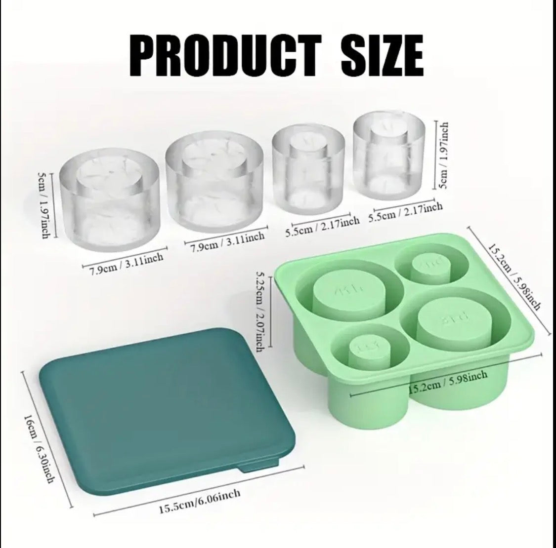 Silicone Ice Cube Tray for Tumbler