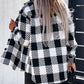 Black and White Plaid Shacket LT