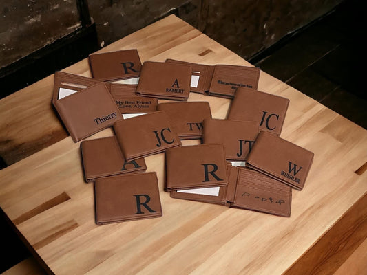 Laser Engraved Wallets
