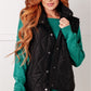 Layering Queen Quilted Puffer Vest in Black