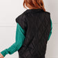 Layering Queen Quilted Puffer Vest in Black