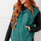 Layering Queen Quilted Puffer Vest in Hunter Green