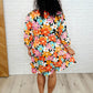 Little Bold V-Neck Knit Dress